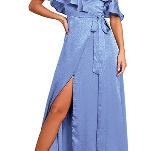 BerryGo Women's Satin Semi Formal